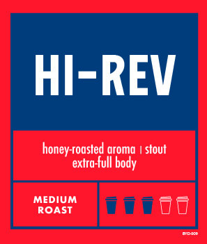 Hi-Rev Ground Coffee- 3oz Portion Packs (case of 40)