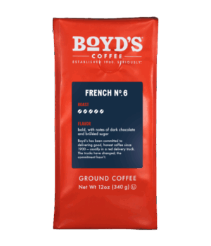 French No 6 - 12oz Ground Coffee Bag