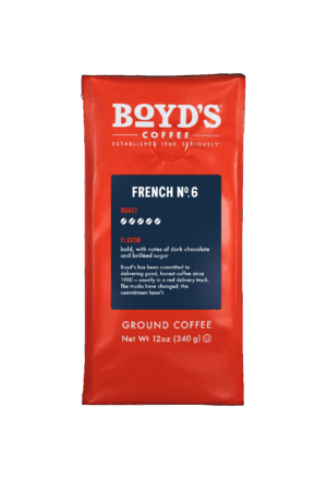 French No 6 - 12oz Ground Coffee Bag